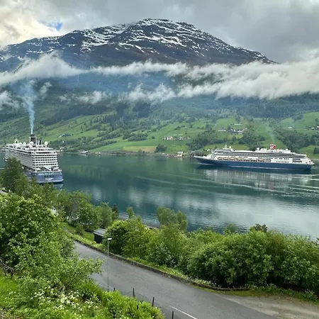 Olden House Fjord And Sunset *